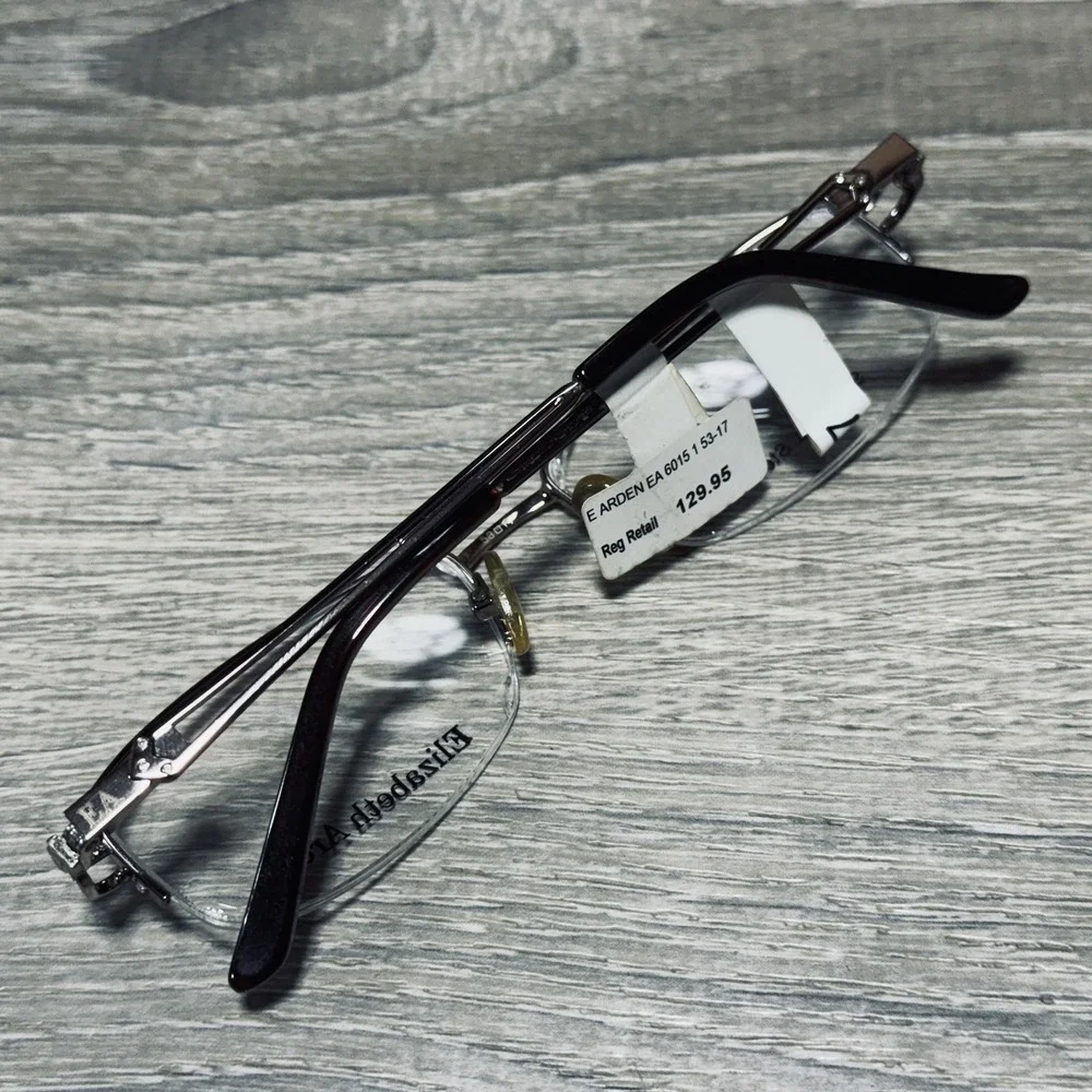 Elizabeth Arden EA 6015A-1 Eyeglass Frames 53-17-135 Brown Half Rim Tortoise